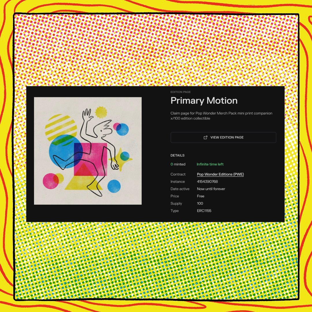 Pop Wonder Merch Pack - Limit 100